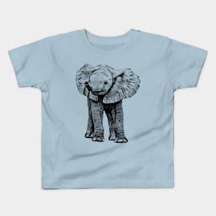 Cute Baby Elephant | African Wildlife Kids T-Shirt